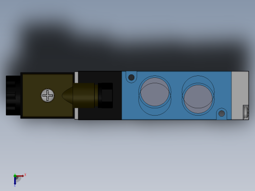 MFS3000系列电磁阀[MFS3120-03-C-DC24V-T4]俯视缩略图