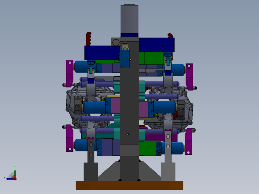 壳体双工位液压夹具右视缩略图