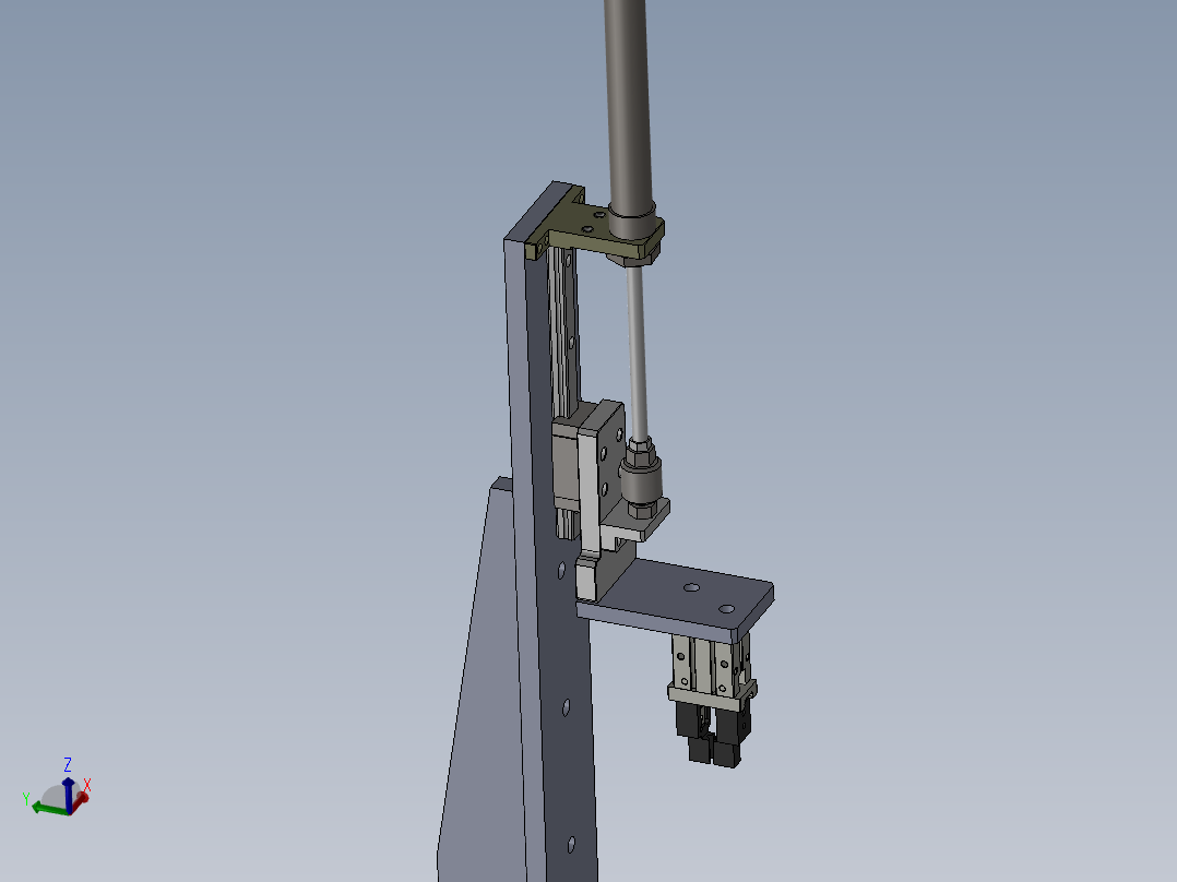 气缸上下料夹取结构图sw13可编辑
