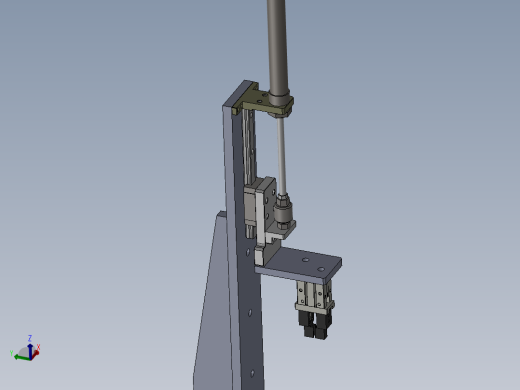 气缸上下料夹取结构图sw13可编辑