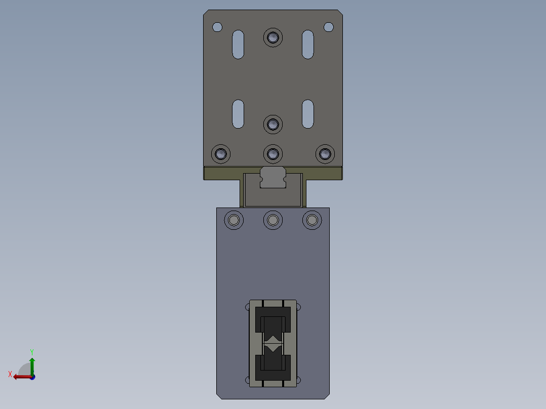 气缸上下料夹取结构图sw13可编辑后视图