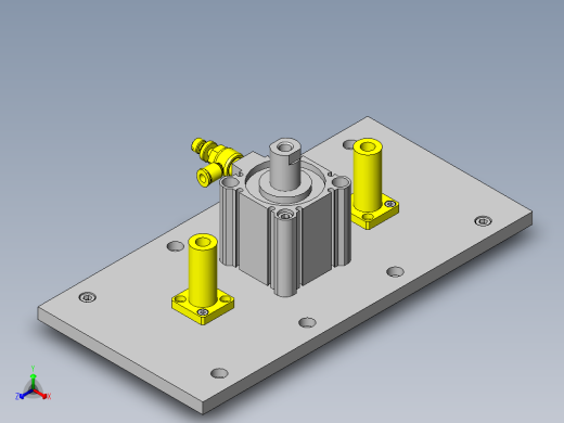 不需要锁定的止动装置