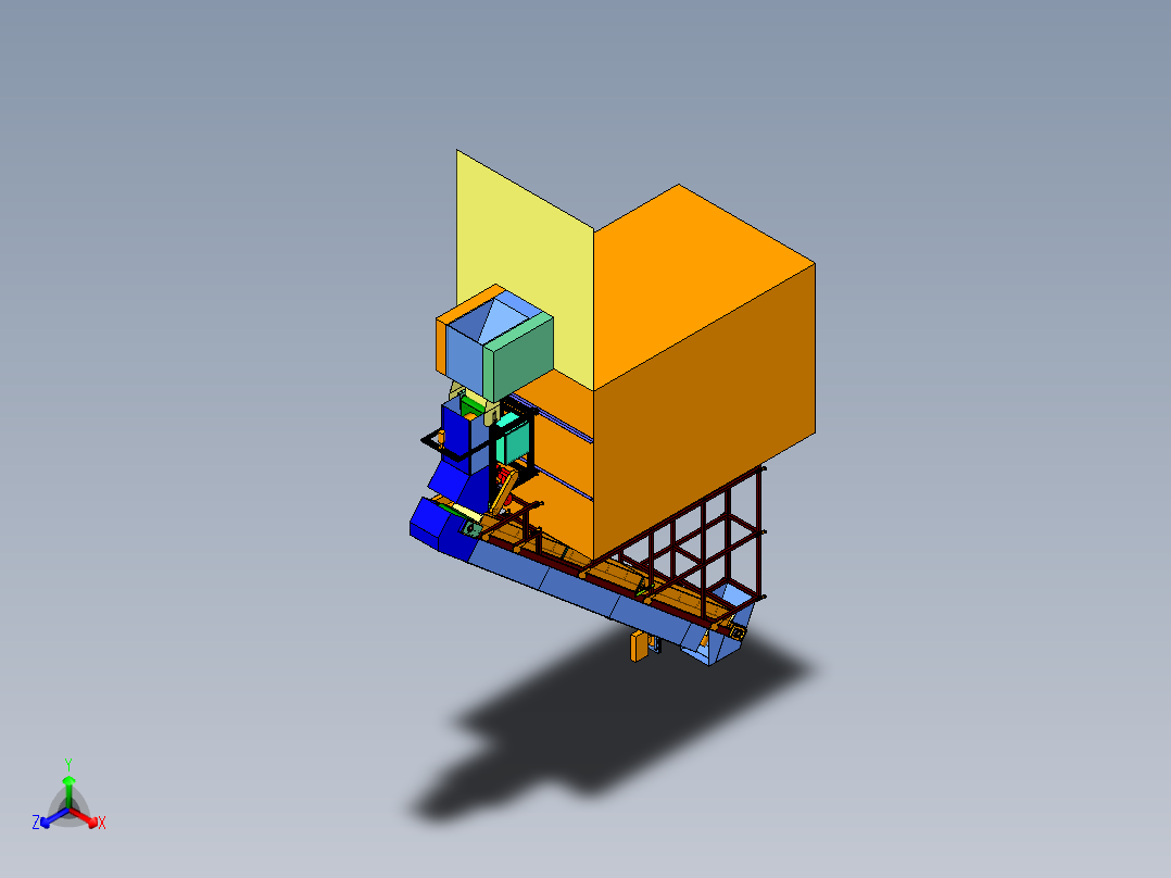 爬坡输送机3D模型