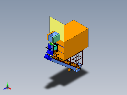 爬坡输送机3D模型