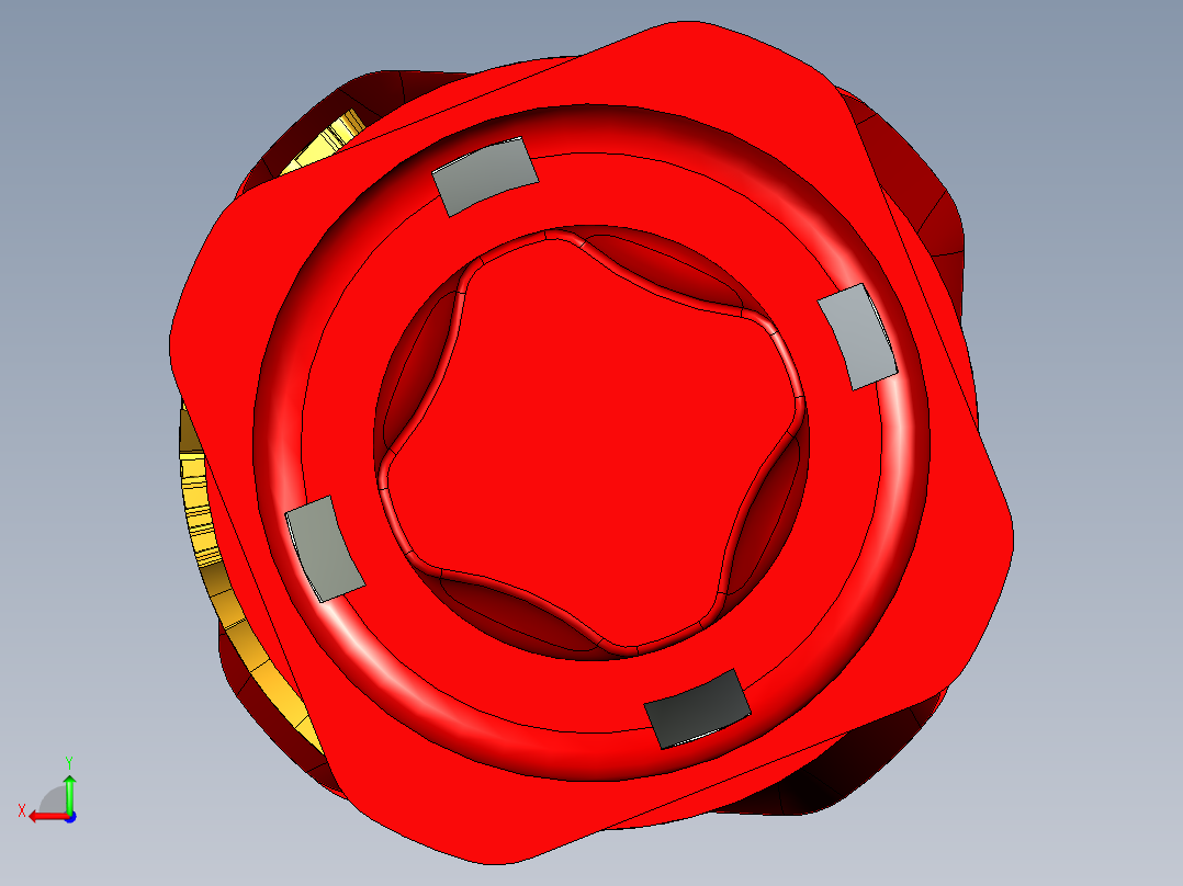 白板笔 （红色）后视图