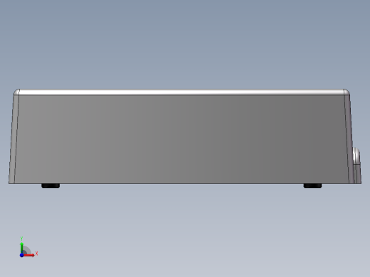 solidworks 电源插头装配图前视缩略图