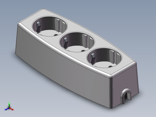 solidworks 电源插头装配图正等轴测缩略图