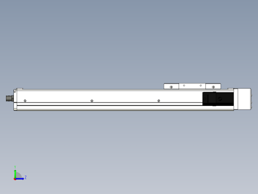 Toyo东佑达直线模组-ECH12-400-BR-100W左视缩略图