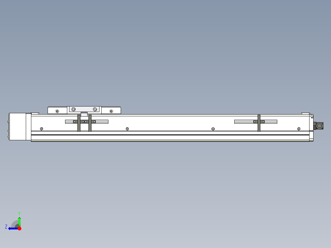 Toyo东佑达直线模组-ECH12-400-BR-100W右视图