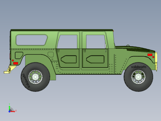 王金鹏-悍马车模前视缩略图