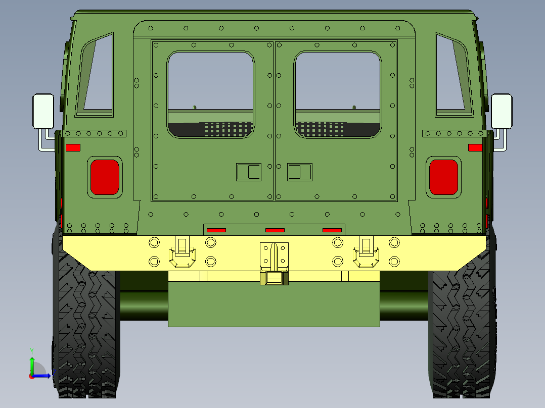 王金鹏-悍马车模左视图