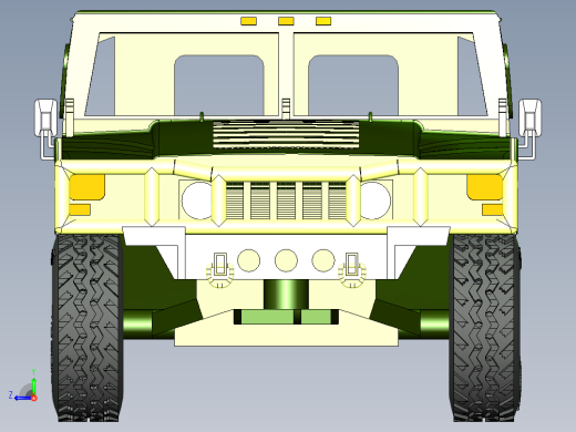 王金鹏-悍马车模右视缩略图