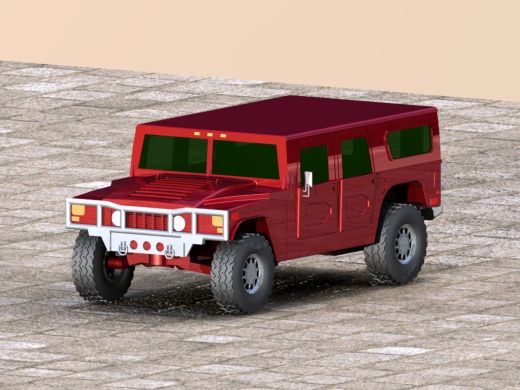 王金鹏-悍马车模缩略图