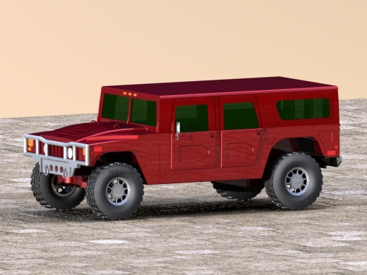 王金鹏-悍马车模缩略图
