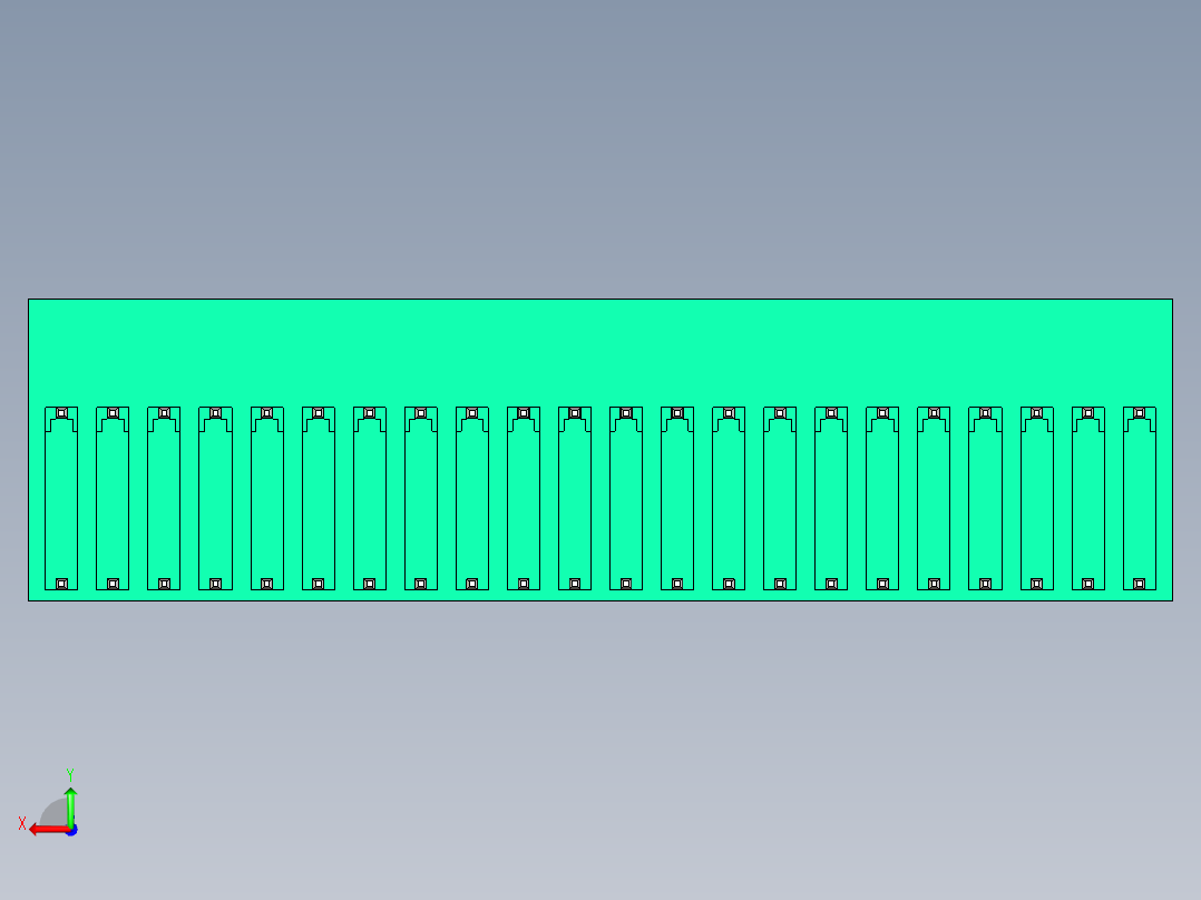 DEGSON 15EDG 系列 3.81mm 插拔式接线端子-15EDGRT-3.81-44P-14-00AH后视图