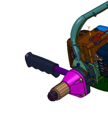 四冲程岩石汽油凿岩机冲击钻