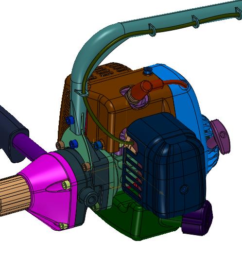 四冲程岩石汽油凿岩机冲击钻