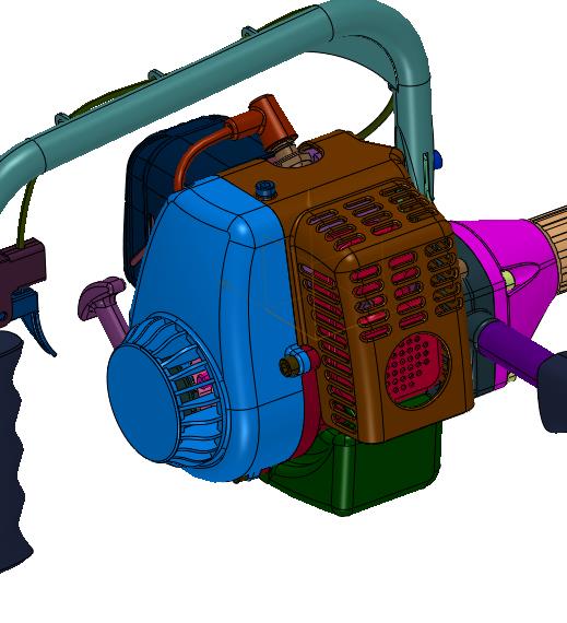 四冲程岩石汽油凿岩机冲击钻