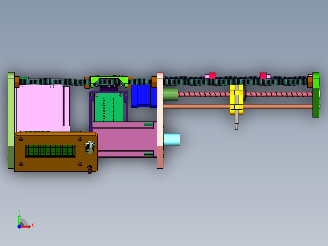 伺服移动快速智能绕线机前视图