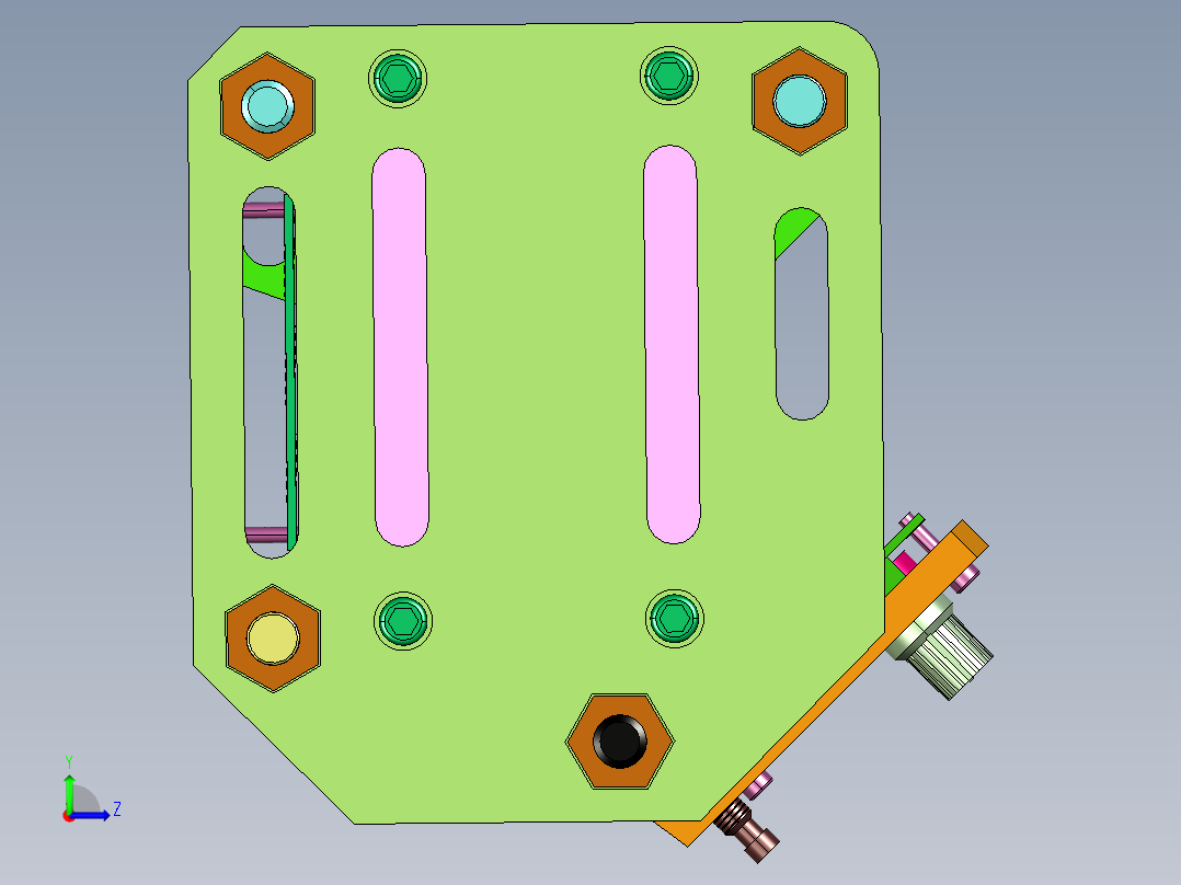 伺服移动快速智能绕线机左视图