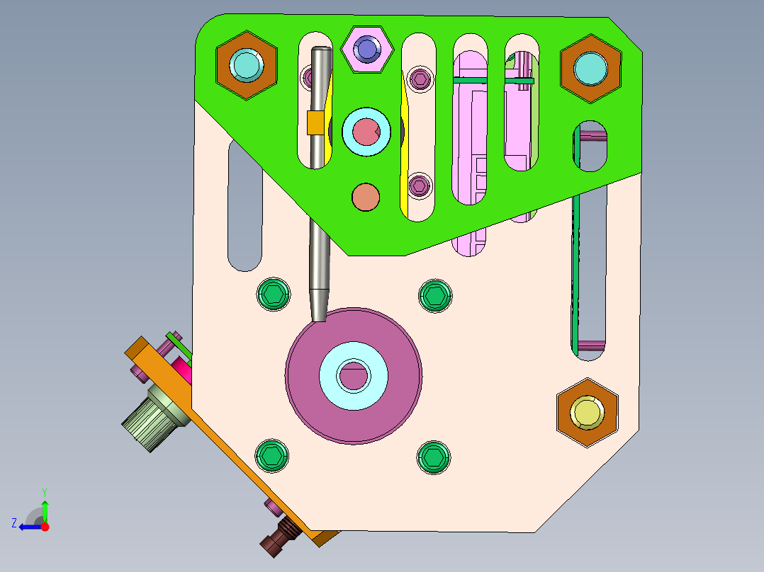 伺服移动快速智能绕线机右视图