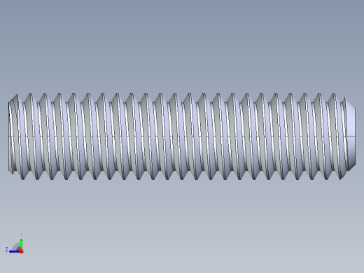 UNC 平头紧定螺钉-UNC SET SCREW 0.375 x1.500.STEP右视缩略图
