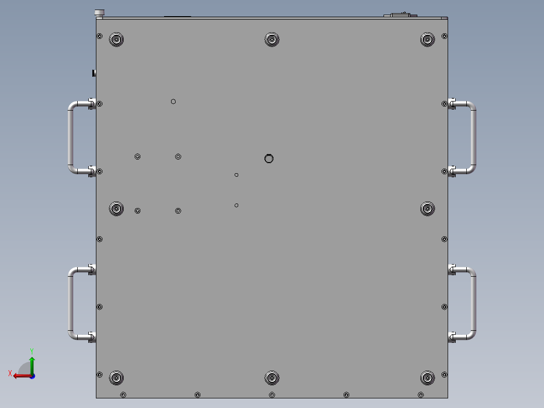 系列急停按钮行程及压力测试设备后视图