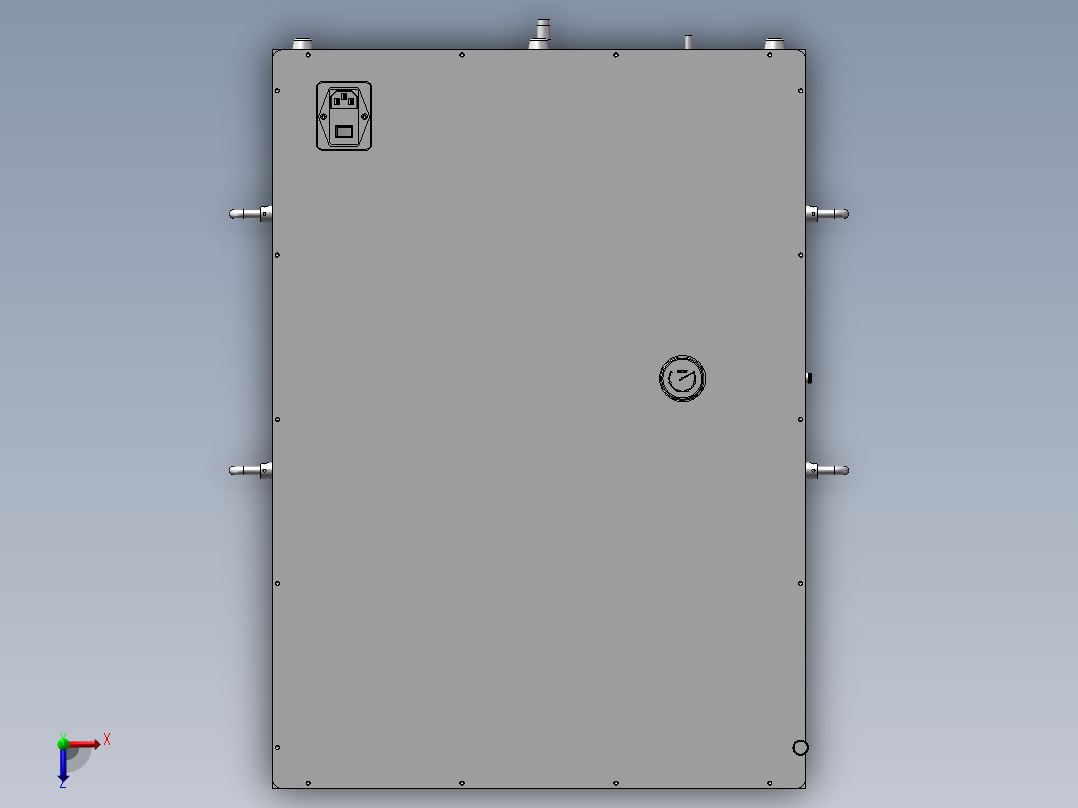 系列急停按钮行程及压力测试设备俯视图