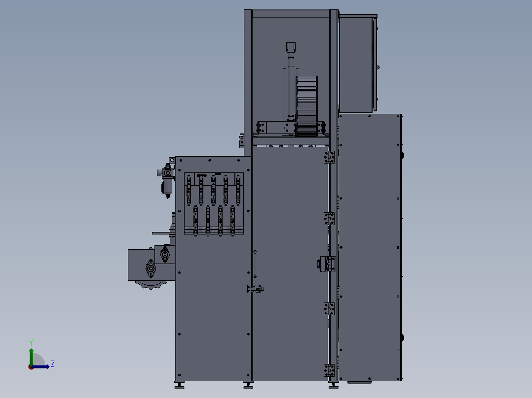 啤酒自动装箱左视图