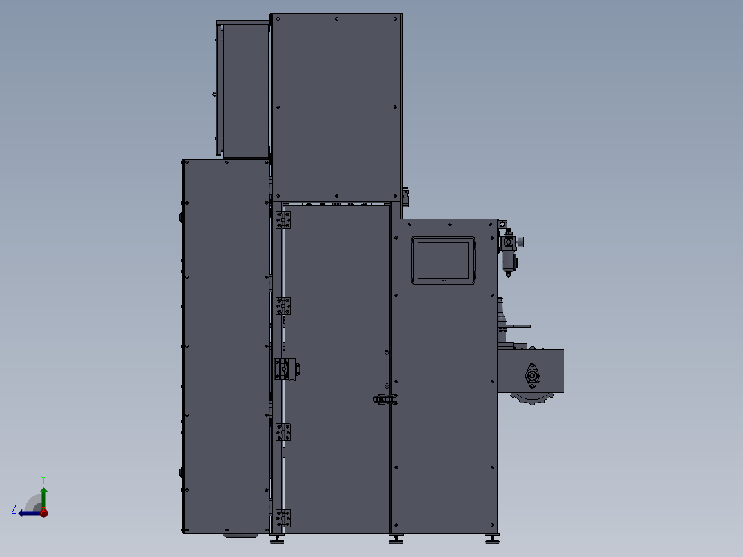 啤酒自动装箱右视图