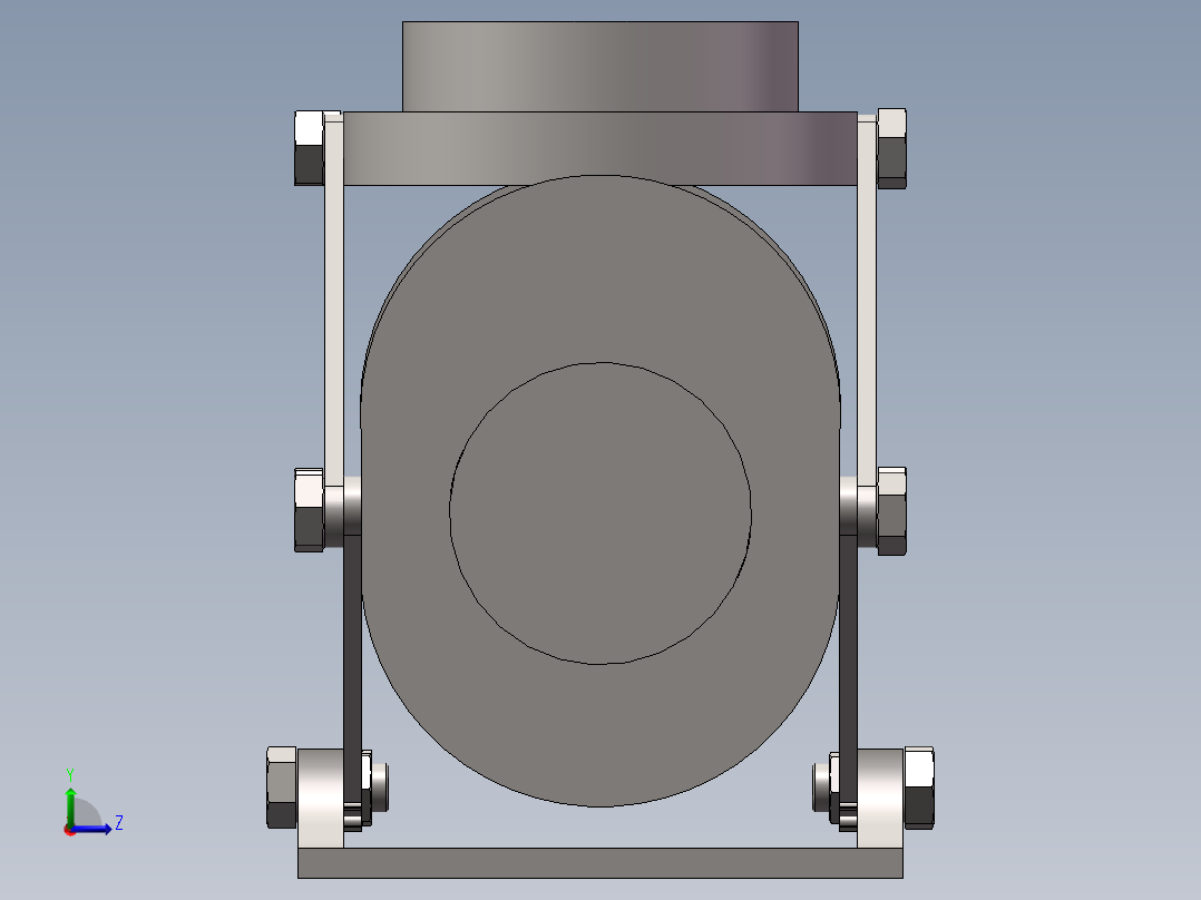剪式千斤顶左视图