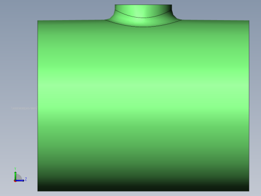三通管左视缩略图