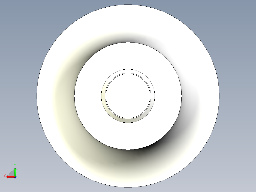 手輪把手2454(B)-3D多系列多零件图纸模型后视图
