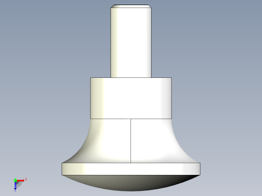 手輪把手2454(B)-3D多系列多零件图纸模型俯视缩略图