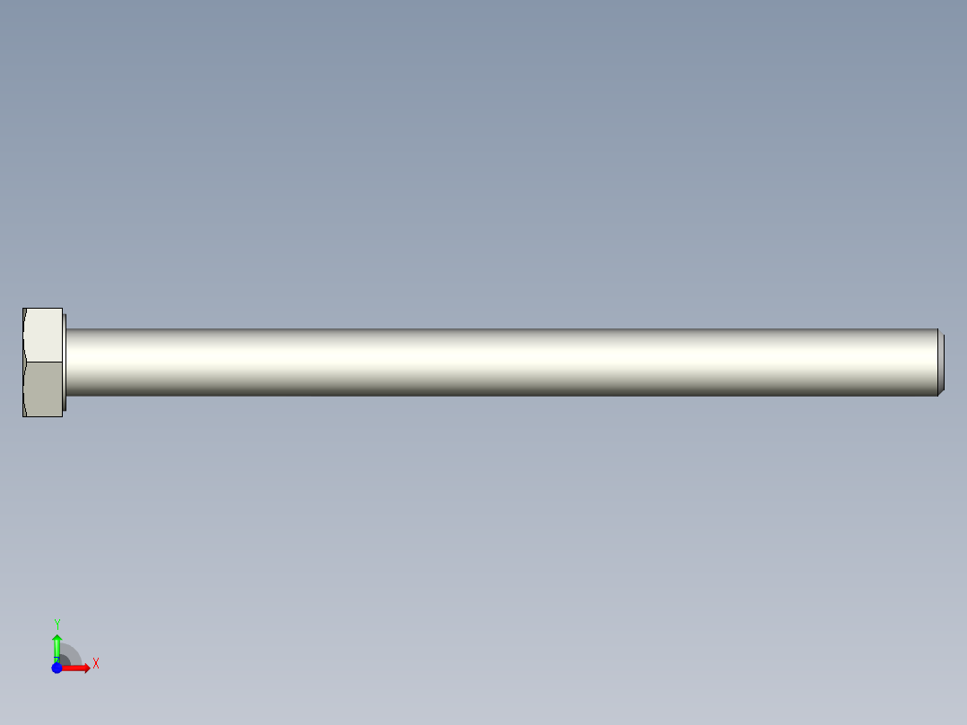 螺钉-DIN_931-M10x1.5x130_16.stp前视图