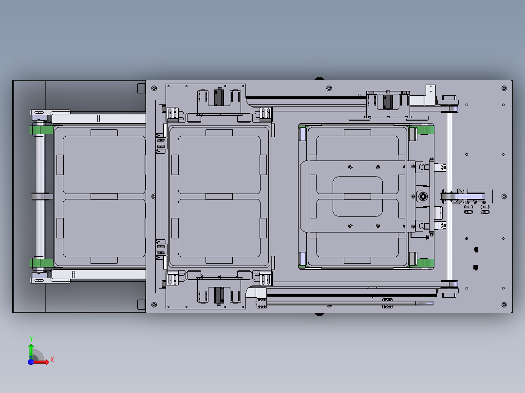 TRAY盘上料机前视图