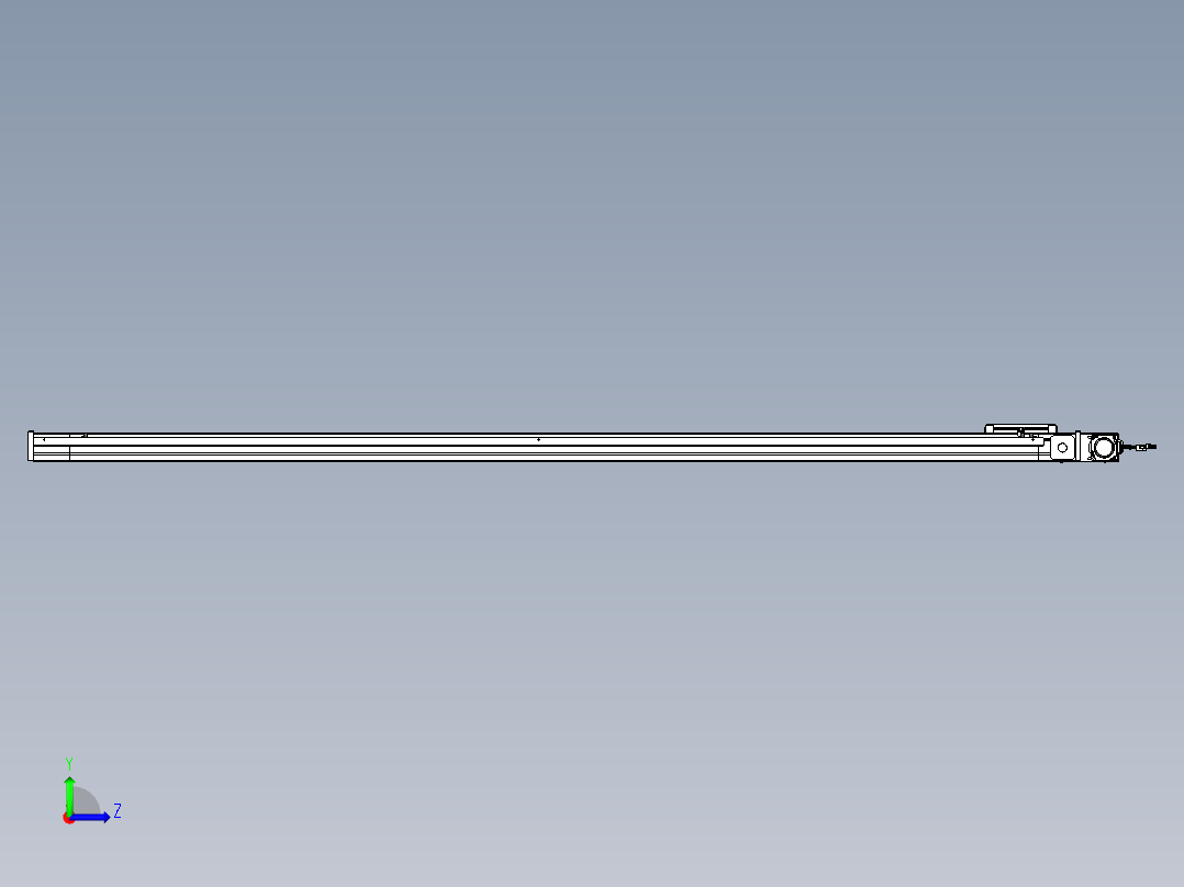 威洛博LB.GB同步带传动--欧规系列LB6A-L65-S2150-BL左视图