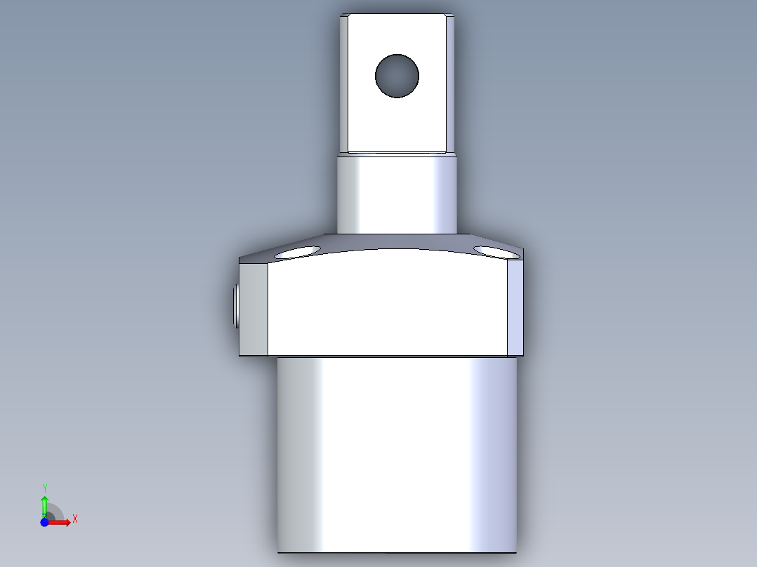 KOSMEKLHA0900-Gx-P_rev1多系列多零件图纸模型前视图