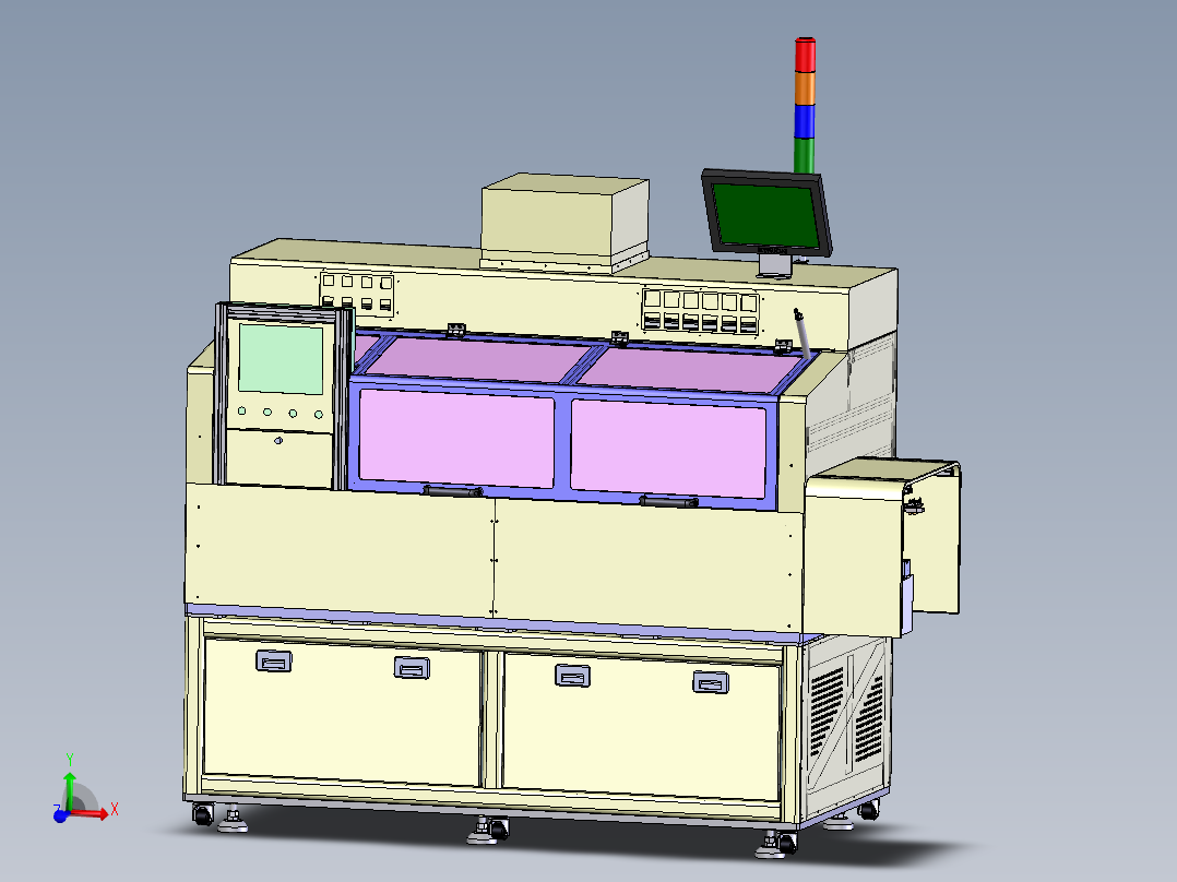 多工位FOG本压设备sw18可编辑