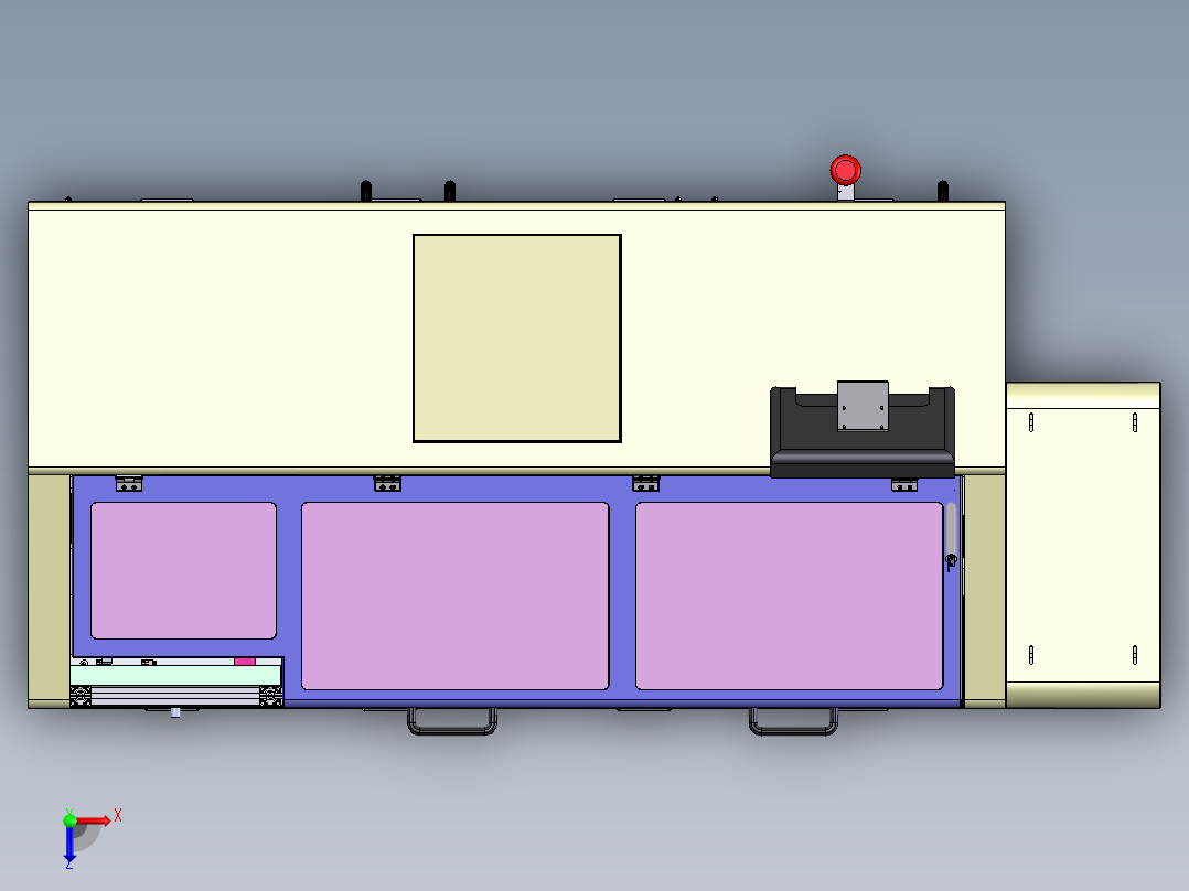 多工位FOG本压设备sw18可编辑俯视图