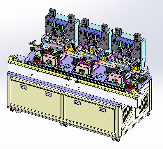 多工位FOG本压设备sw18可编辑