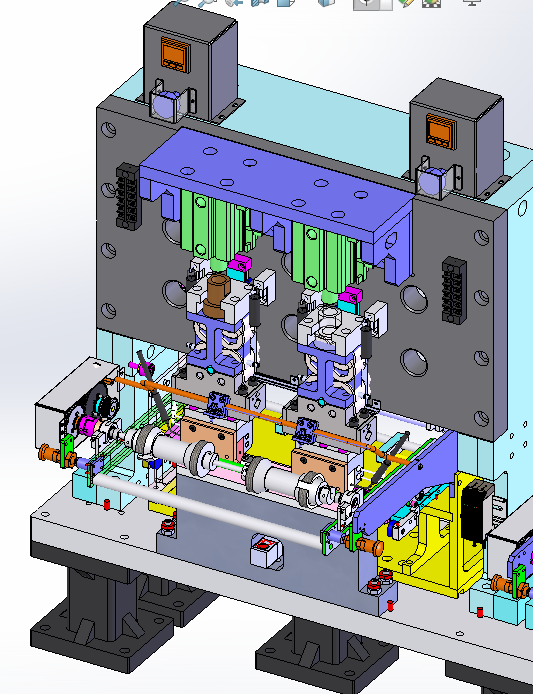 多工位FOG本压设备sw18可编辑