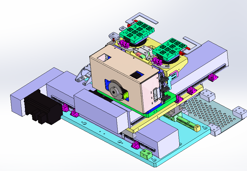 多工位FOG本压设备sw18可编辑