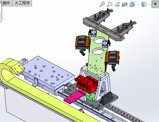 多工位FOG本压设备sw18可编辑
