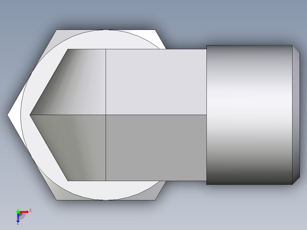 卡套式工业通用硬管接头EO_Assembled_adjustable_standpipe_elbow_EVW10SROMD71俯视图