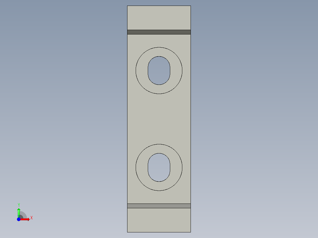 基恩士FS-V33C(P)_mount_kc图纸模型前视图