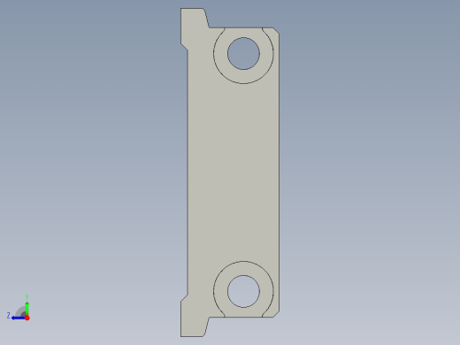 基恩士FS-V33C(P)_mount_kc图纸模型右视缩略图