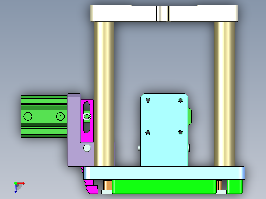 SPS-XJ-CNC1-0113俯视图