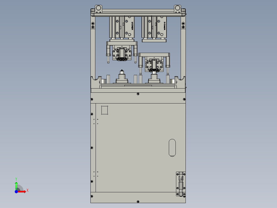 自动化齿轮装配机（组装机）前视图