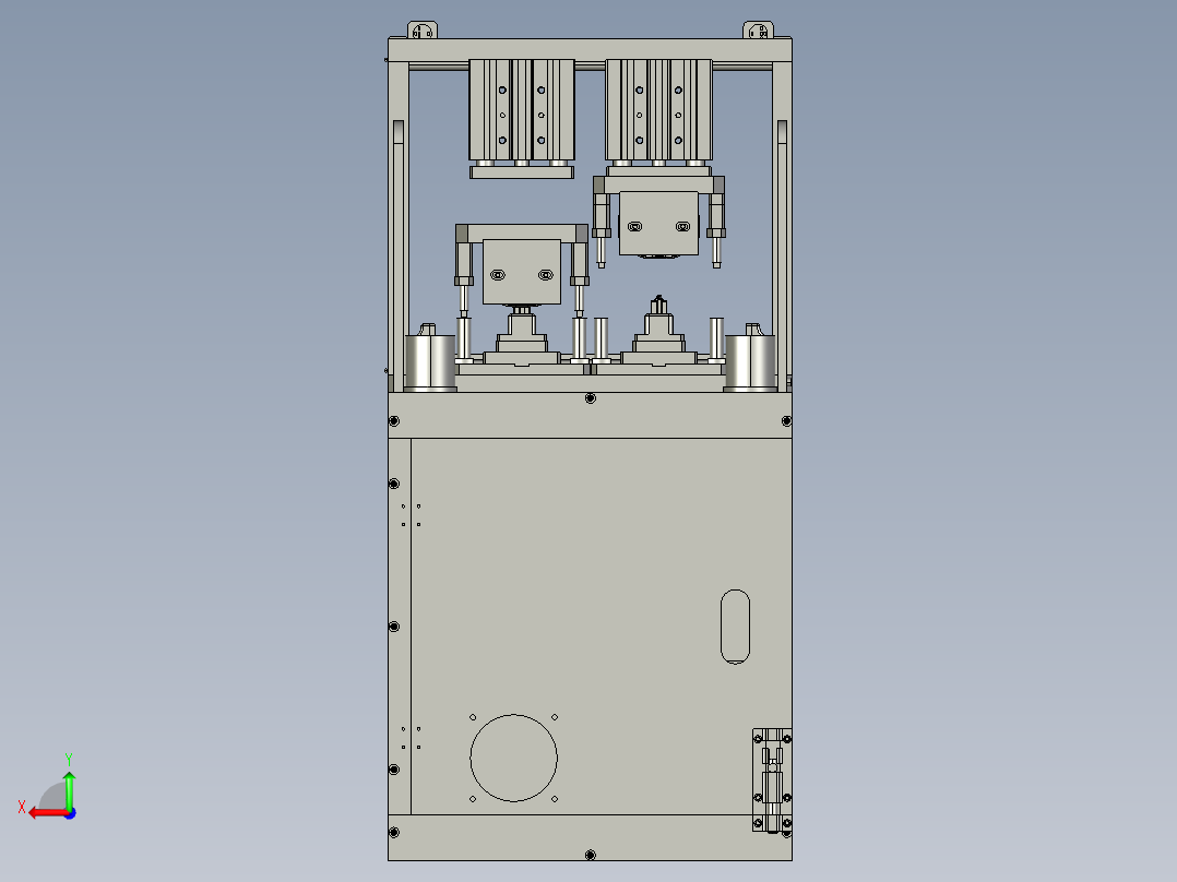 自动化齿轮装配机（组装机）后视图